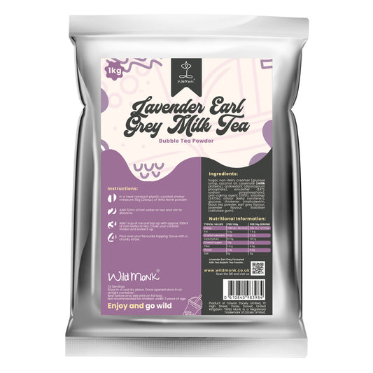 1kg LAVENDER EARL GREY MILK TEA Premium Bubble Tea Powder