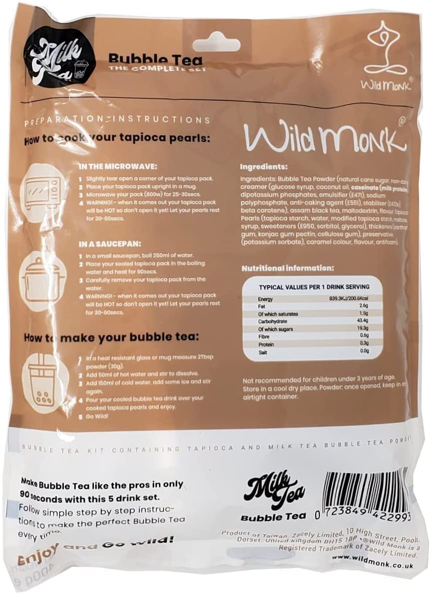 Milk Tea Bubble Tea Kit - 5 Drinks