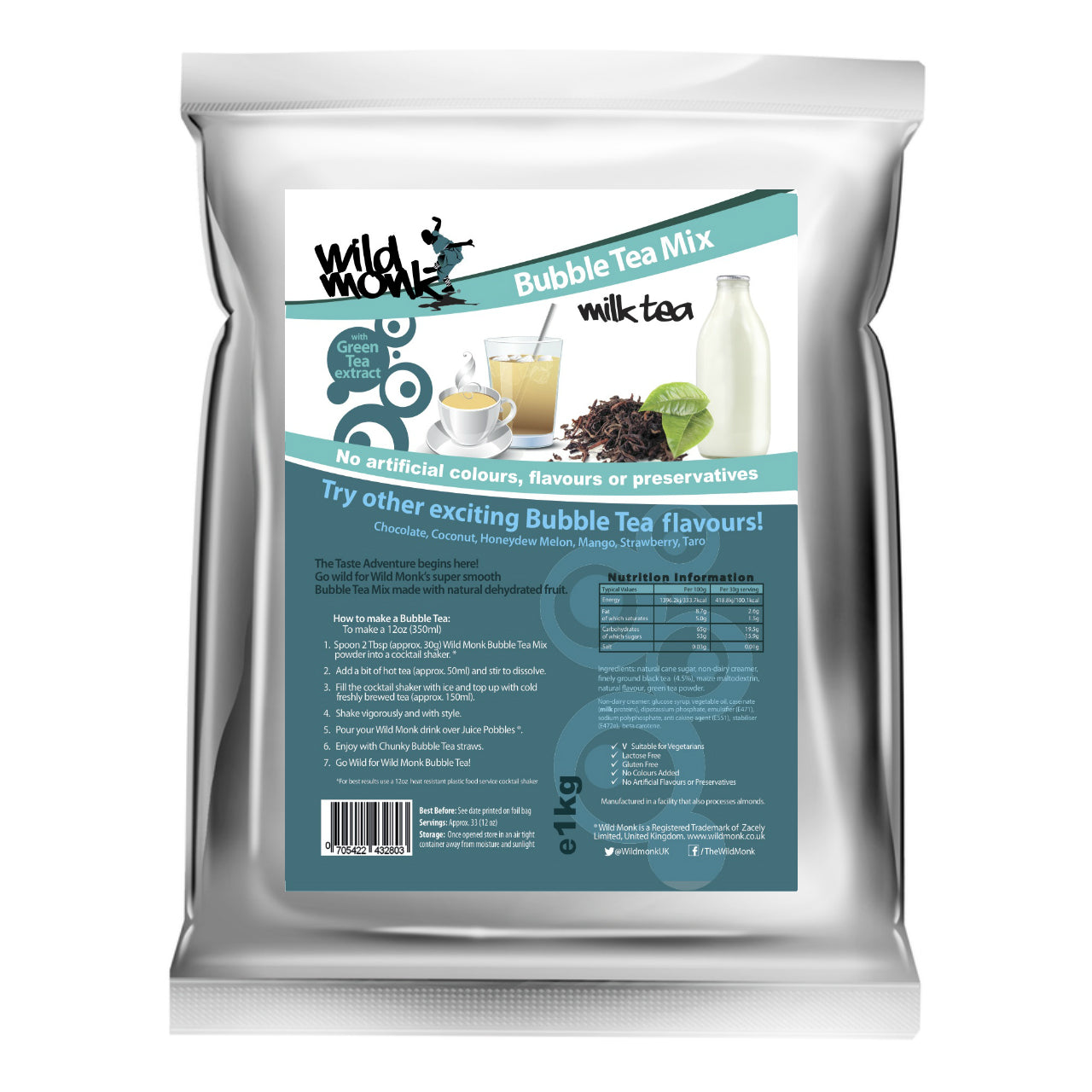1kg MILK TEA Bubble Tea Mix