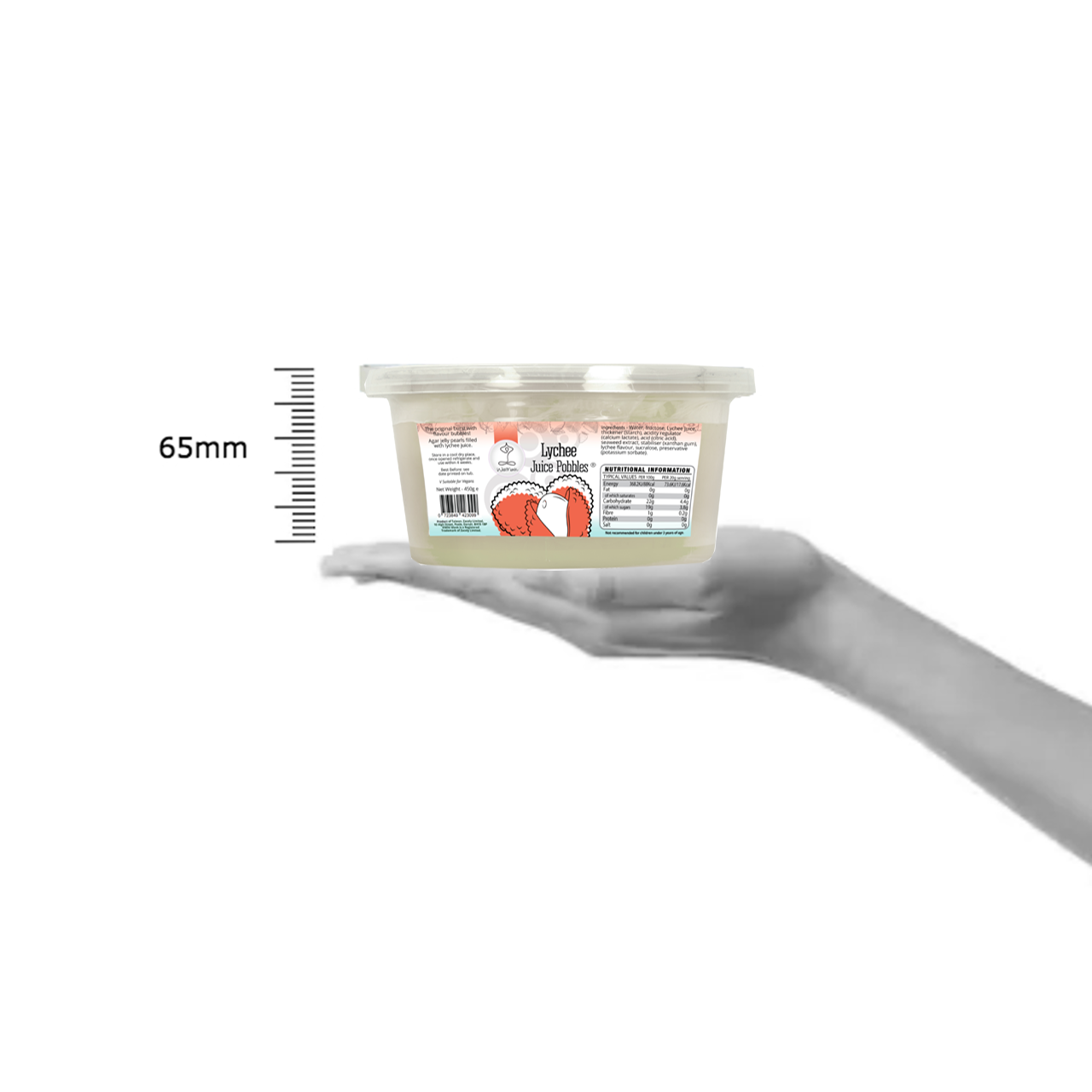 450g Lychee Juice Pobbles for Bubble Tea