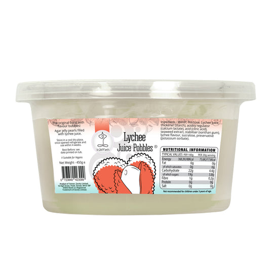 450g Lychee Juice Pobbles for Bubble Tea