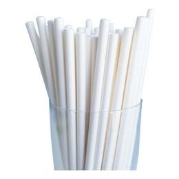 50 x Chunky Paper Straws - Individually Wrapped 1.2x21cm